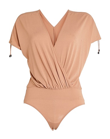 WOLFORD TOPS Kamel 78% Viskose, 17% Polyamid, 5% Elastan