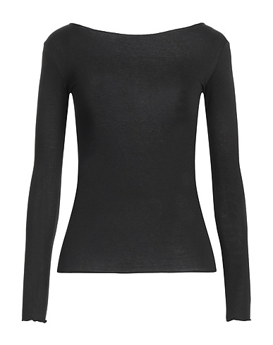 ALPHA STUDIO T-Shirt Schwarz 100% Baumwolle