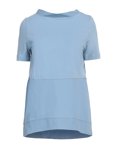 ALPHA STUDIO T-shirt Sky blue 95% Cotton, 5% Elastane