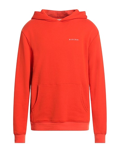 BUSCEMI Hooded track jacket  Tomato red 100% Cotton