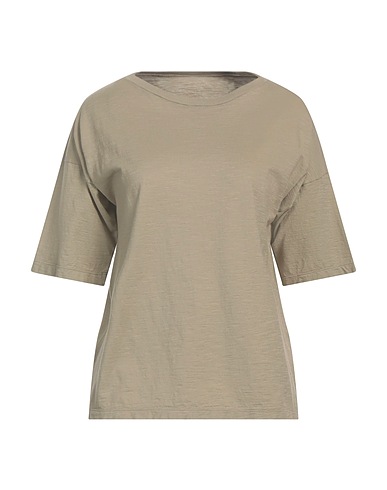 ROSSOPURO Basic T-Shirt Military green 100% Cotton