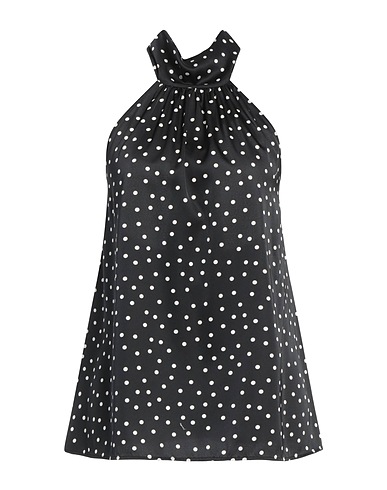 PINKO Top Black 94% Polyester, 6% Elastane