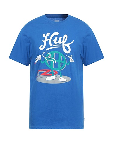 HUF T-shirt Blue 100% Cotton