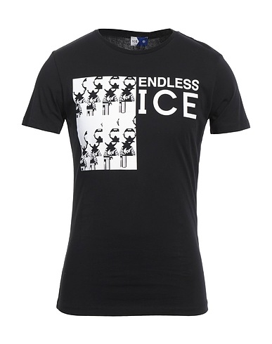 ICE PLAY T-shirt Black 100% Cotton