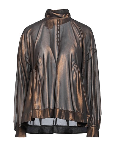 ALESSIA SANTI Top Khaki 100% Polyester