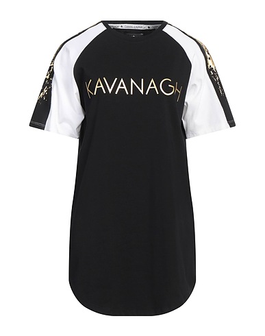 GIANNI KAVANAGH T-shirt Black 90% Cotton, 10% Elastane