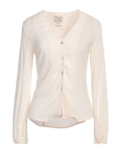 ALESSIA SANTI Solid colour shirts & blouses Ivory 100% Viscose