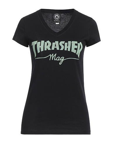 THRASHER T-Shirt Schwarz 100% Baumwolle