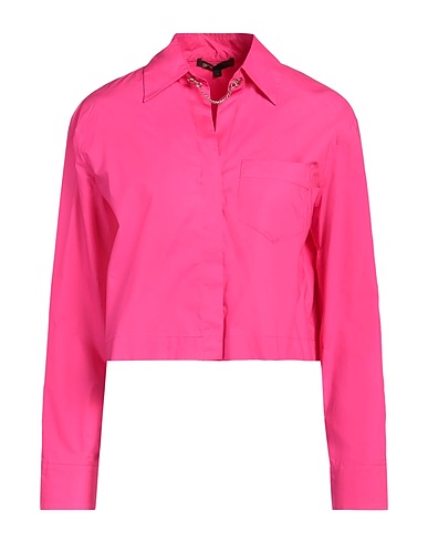 MAJE Solid colour shirts & blouses Fuchsia 100% Cotton
