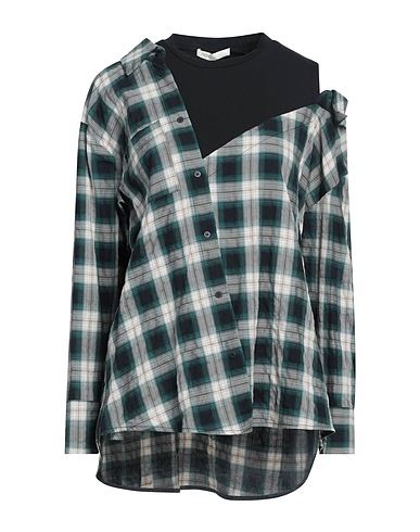 MAJE Top Green 100% Cotton, Elastane