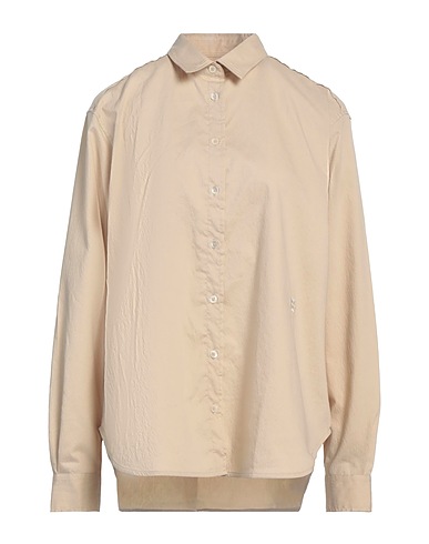 TOTEME Solid color shirts & blouses Beige 42% Recycled cotton, 30% Polyester, 28% Recycled polyester