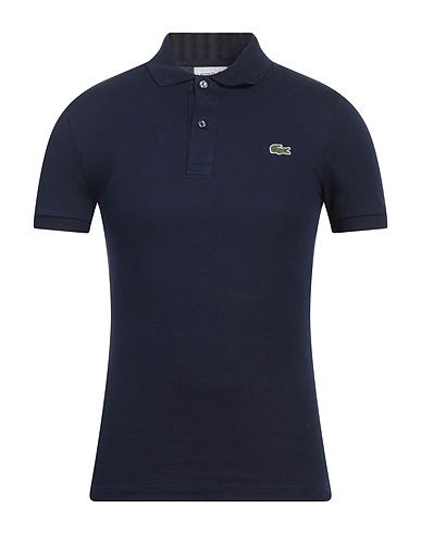 LACOSTE Polo shirt Midnight blue 100% Cotton
