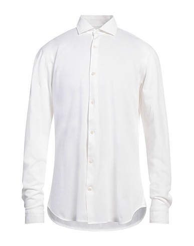 TINTORIA MATTEI 954 Solid color shirt White 100% Cotton