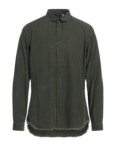 COSTUMEIN Solid colour shirt Military green 100% Cotton