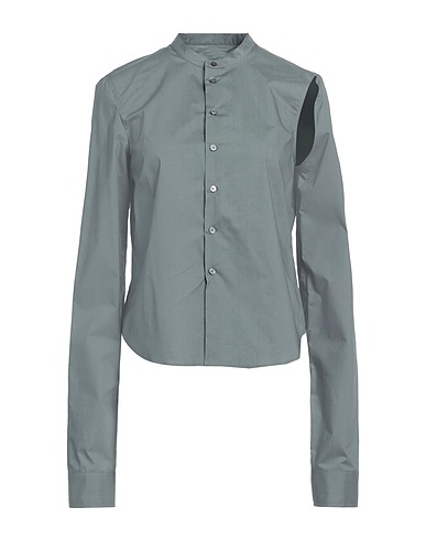 MM6 MAISON MARGIELA Solid color shirts & blouses Grey 100% Cotton