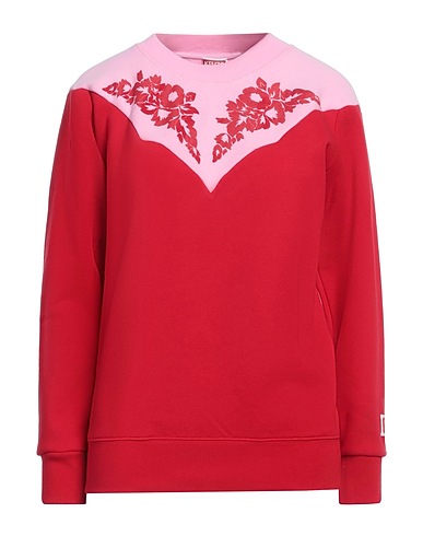 KENZO Sweatshirt Red 100% Cotton, Elastane, Polyamide