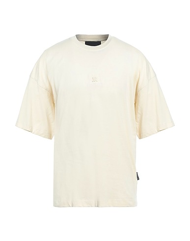 JOHN RICHMOND Basic T-Shirt Beige 100% Cotton