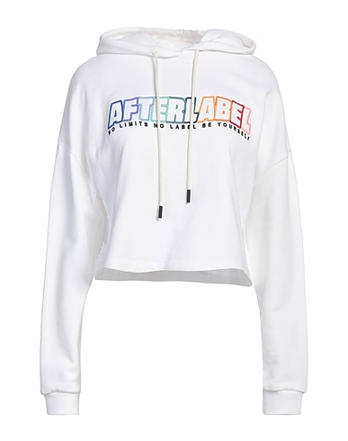 AFTERLABEL Hooded track jacket  White 100% Cotton
