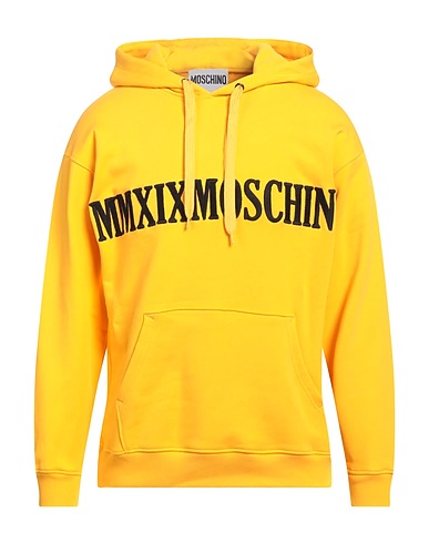 MOSCHINO Hooded sweatshirt COUTURE Yellow 100% Cotton
