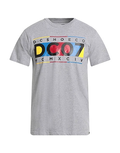 DC SHOES T-shirt Grigio 100% Cotone