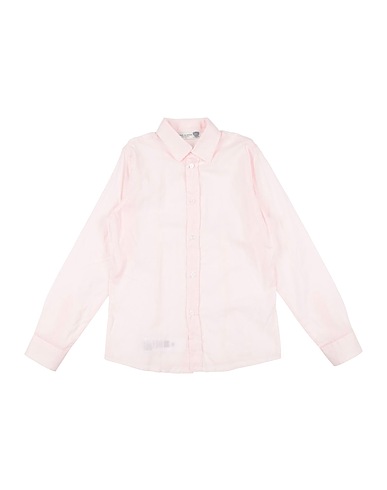 DAL LAGO Solid colour shirt Light pink 100% Cotton