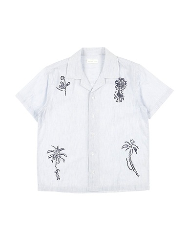 SIMPLE KIDS Patterned shirt Blue 100% Cotton