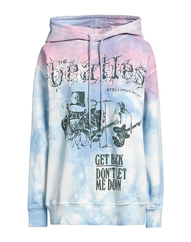 STELLA McCARTNEY Hooded sweatshirt Light blue 100% Cotton