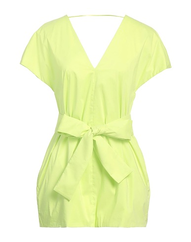LIVIANA CONTI Top Lime green 68% Cotton, 28% Polyamide, 4% Elastane
