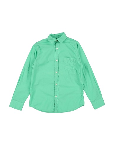 HARTFORD Solid colour shirt Green 100% Cotton