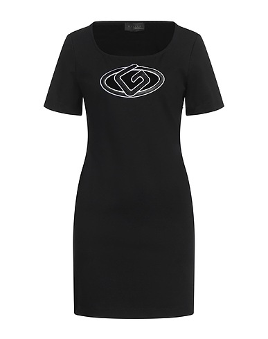 GAëLLE Paris Sheath dress NOIR Black 65% Rayon, 30% Polyamide, 5% Elastane