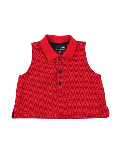 HARMONT & BLAINE Polo shirt Red 100% Cotton
