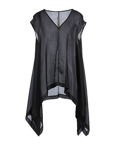 RICK OWENS Silk top Black 100% Silk