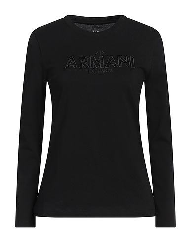 ARMANI EXCHANGE T-Shirt Schwarz 100% Baumwolle