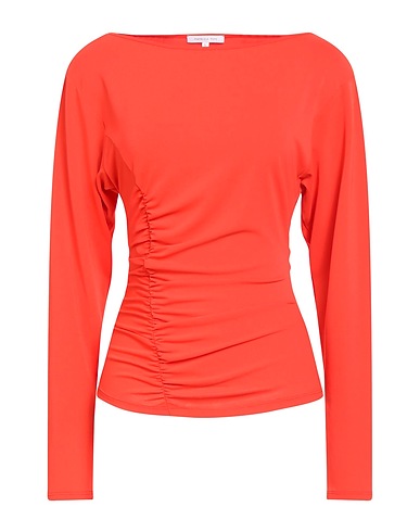 PATRIZIA PEPE Top Rosso pomodoro 75% Acetato, 20% Poliammide, 5% Elastan
