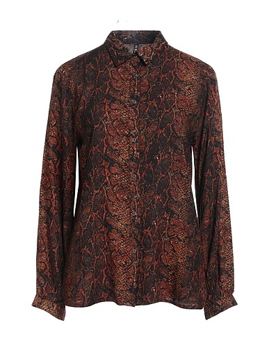 DESIRES Shirts Brown 100% Viscose