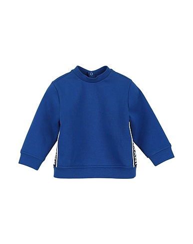 EMPORIO ARMANI Sweatshirt Blue 76% Cotton, 18% Polyester, 6% Elastane