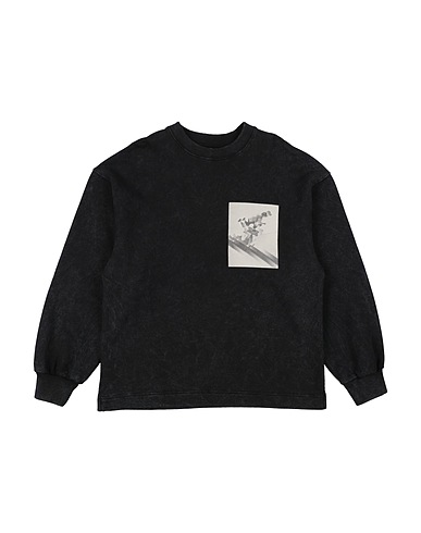 BELLEROSE Felpa Nero 100% Cotone organico