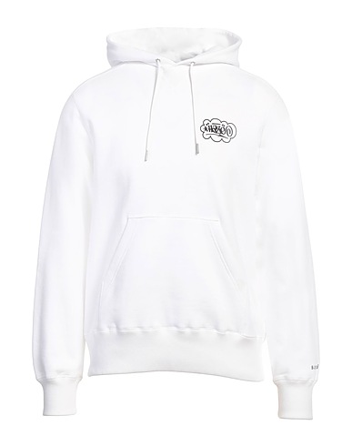 SACAI Hooded track jacket  White 100% Cotton