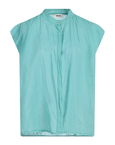 DIXIE Chemises et chemisiers de couleur unie Turquoise 100% Viscose