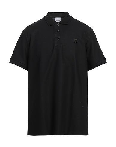 BURBERRY Polo shirt Black 100% Cotton