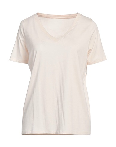 MAJESTIC FILATURES T-shirt Panna 67% Lyocell, 33% Cotone