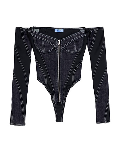 MUGLER Bodysuit 91% Cotton, 7% Elastomultiester, 2% Rubber, Polyamide, Elastane