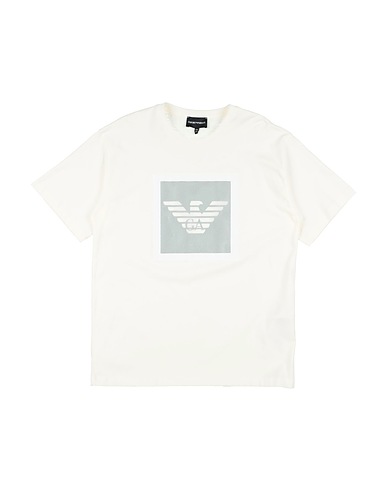 EMPORIO ARMANI T-shirt Ivory 100% Cotton