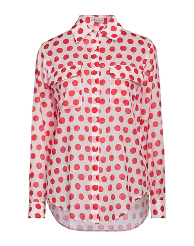 CAMICETTASNOB Patterned shirts & blouses Red 100% Cotton