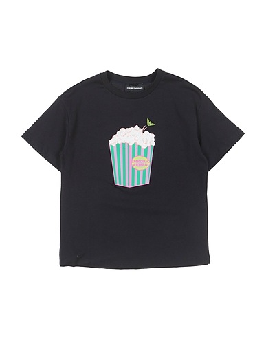 EMPORIO ARMANI T-shirt Blu notte 100% Cotone