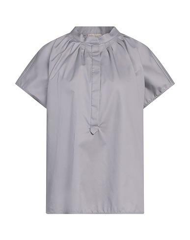 CAMICETTASNOB Top Grigio 100% Cotone