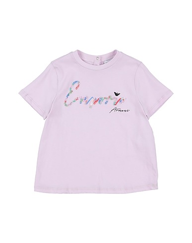 EMPORIO ARMANI T-shirt Lilac 100% Cotton
