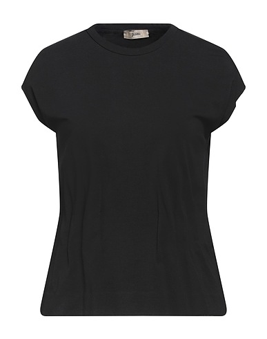 HERNO T-shirt Nero 95% Cotone, 5% Elastan
