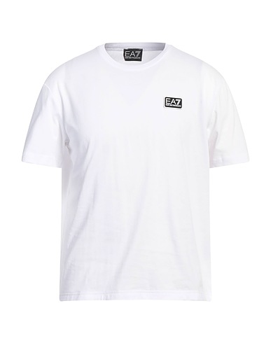 EA7 Ｔシャツ ホワイト コットン 100% / ナイロン