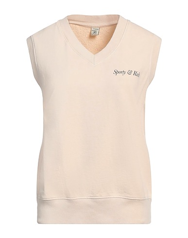 SPORTY & RICH Sweatshirt Beige 100% Cotton